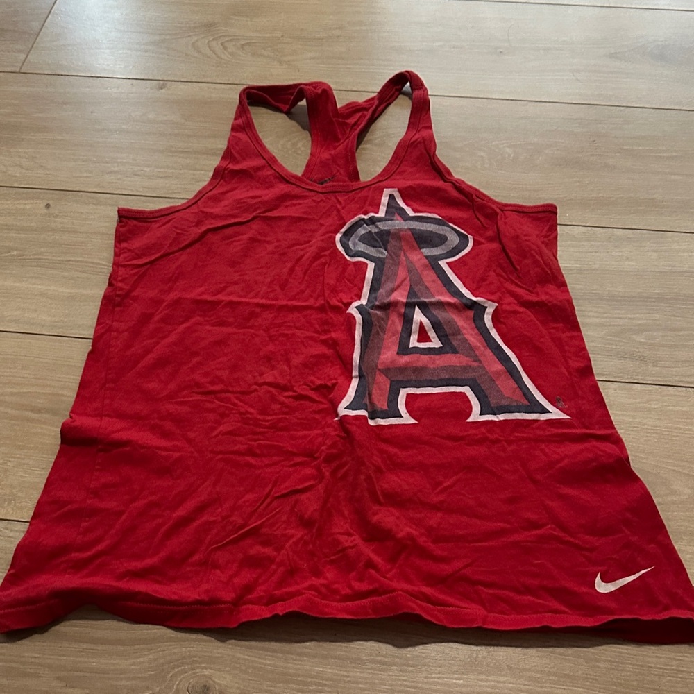 Nike Red LA Angels Racerback